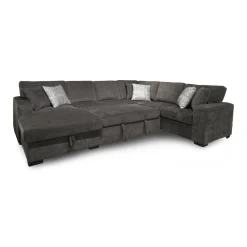 Lucy Pop Up Sectional with Storage Chaise