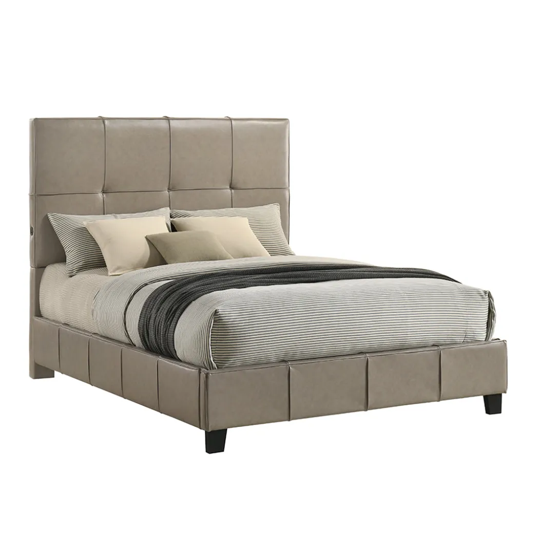 Luna Upholstered Bed - Queen