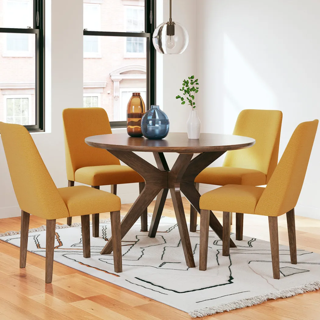 Lyncott Dining Chair - Mustard