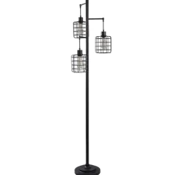 Madison Bronze Cage Chade Floor Lamp
