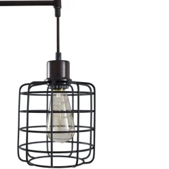 Madison Bronze Cage Chade Floor Lamp