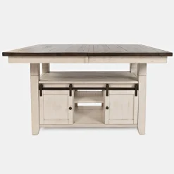 Madison County High-Low Table - White
