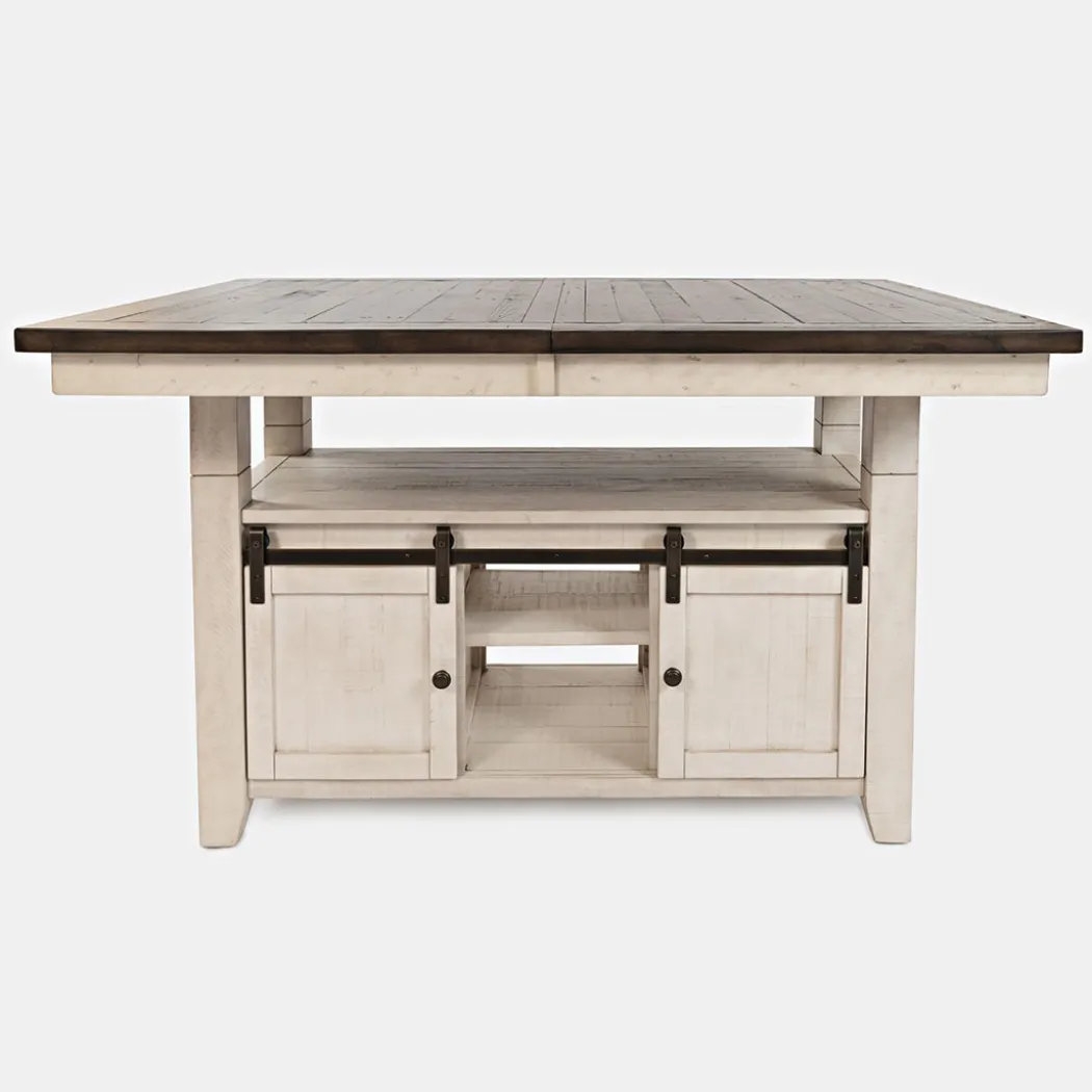 Madison County High-Low Table - White