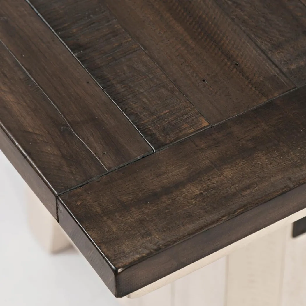 Madison County High-Low Table - White