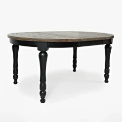 Madison County Oval Dining Table - Black
