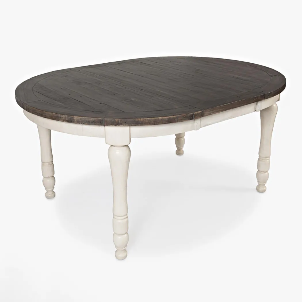 Madison County Oval Table - White