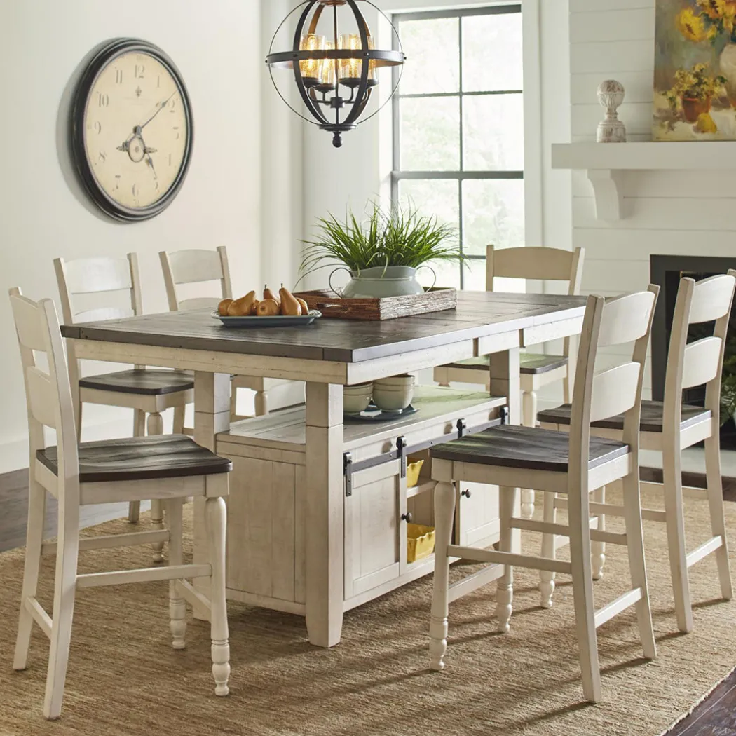 Madison County Stool - White