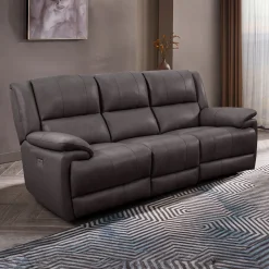 Madrid Leather Power Reclining Sofa