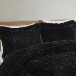 Malea Shaggy Long Fur Comforter Mini Set