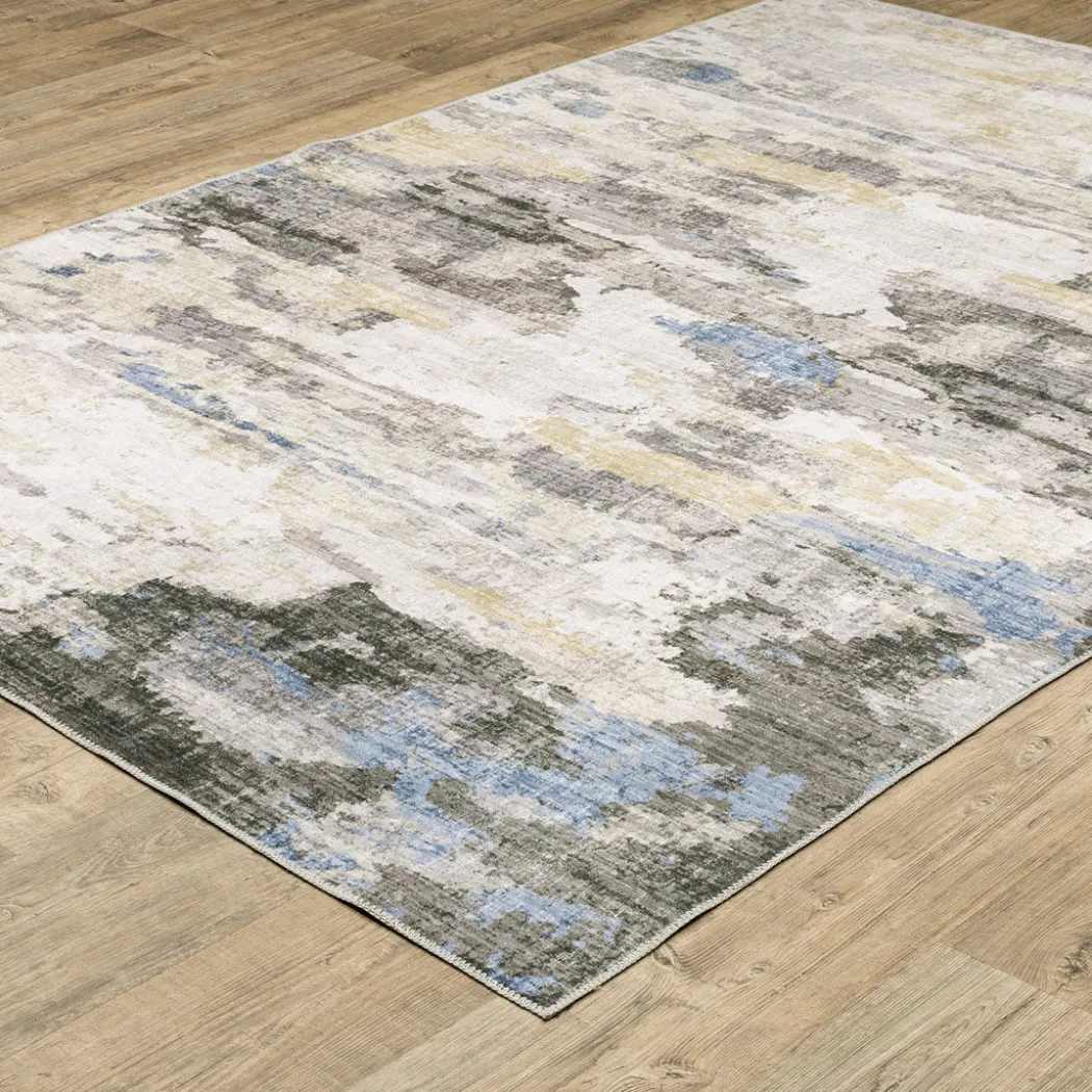 Malibu Ocean Washable Rug