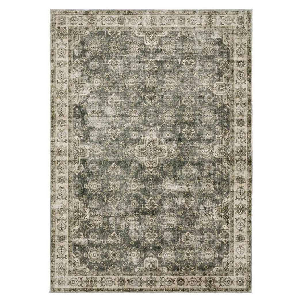 Malibu Olive Washable Rug