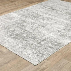 Malibu Platinum Washable Rug