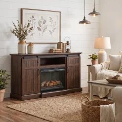 Manning TV Stand with Fireplace Insert