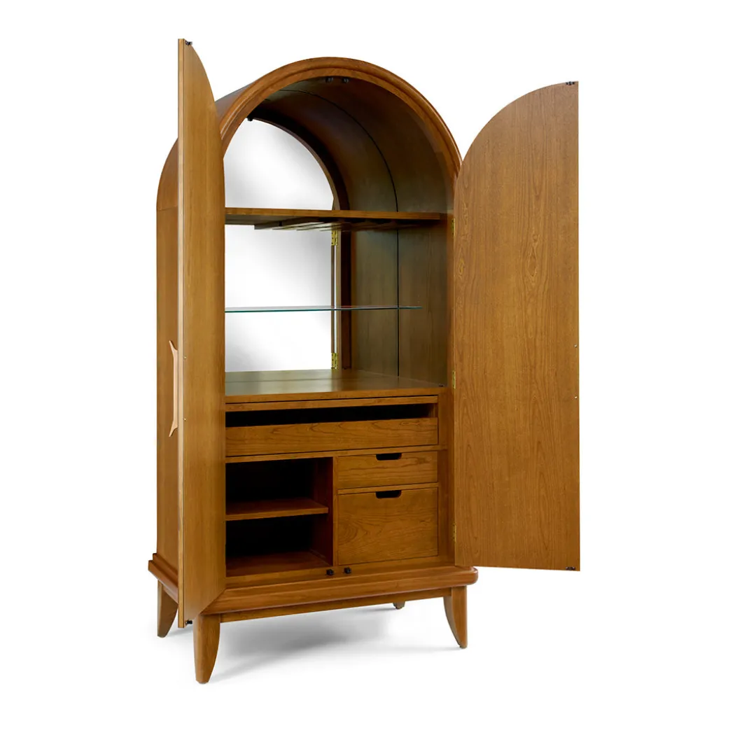 Martine Arched Bar Cabinet