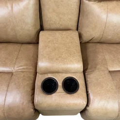 Maverly Power Reclining Loveseat with Console