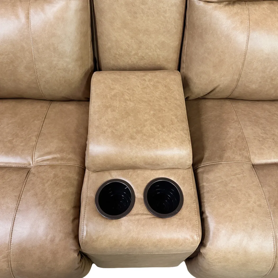 Maverly Power Reclining Loveseat with Console