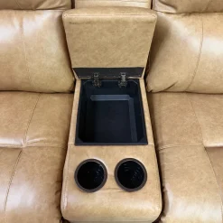 Maverly Power Reclining Loveseat with Console