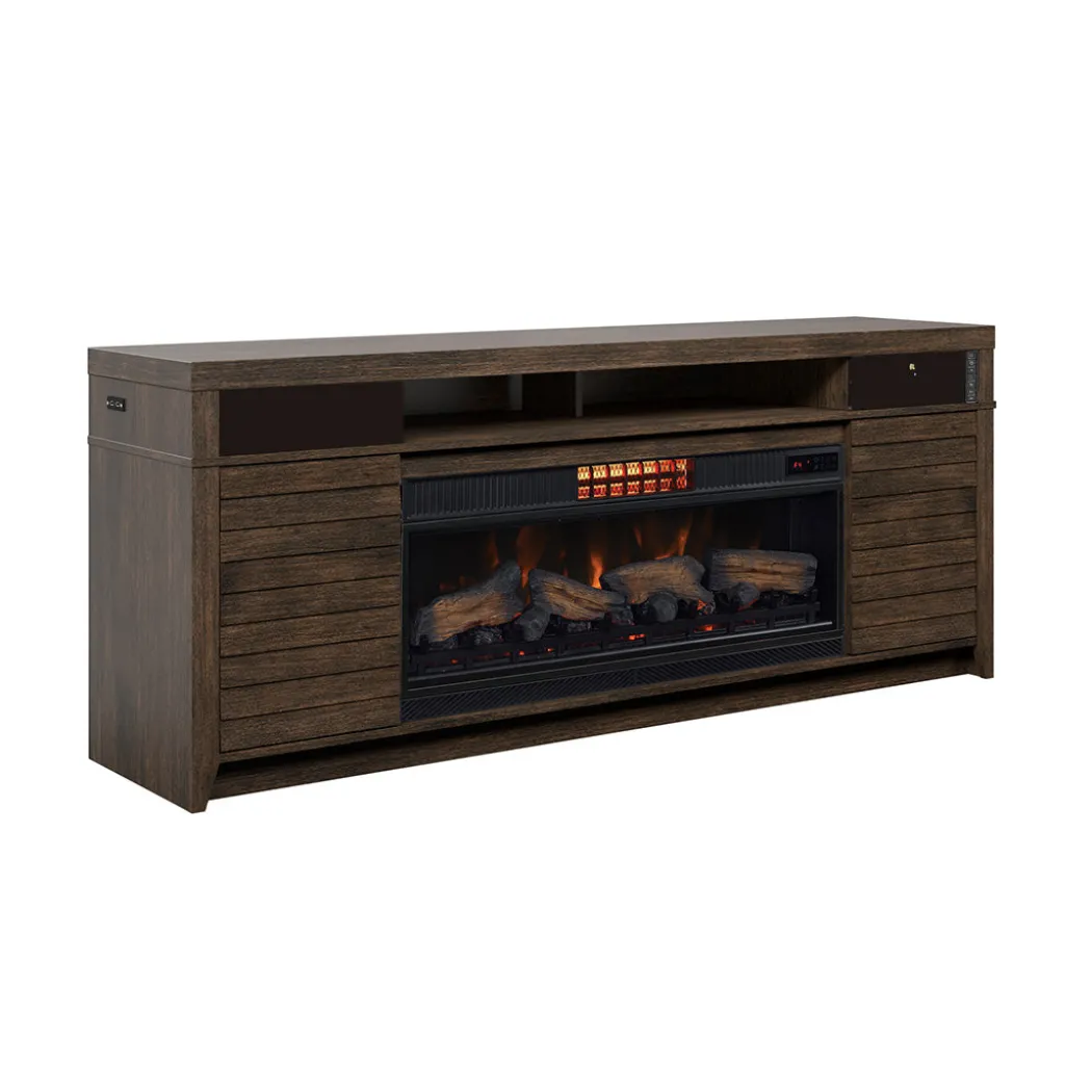 McCalloway TV Stand with Fireplace
