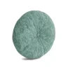 Minka Caribbean Blue Round Accent Pillow
