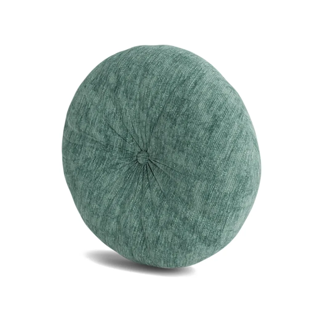 Minka Caribbean Blue Round Accent Pillow