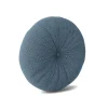 Minka French Blue Round Accent Pillow