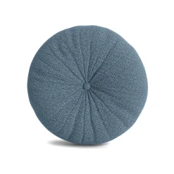 Minka French Blue Round Accent Pillow