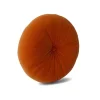 Minka Orange Round Accent Pillow