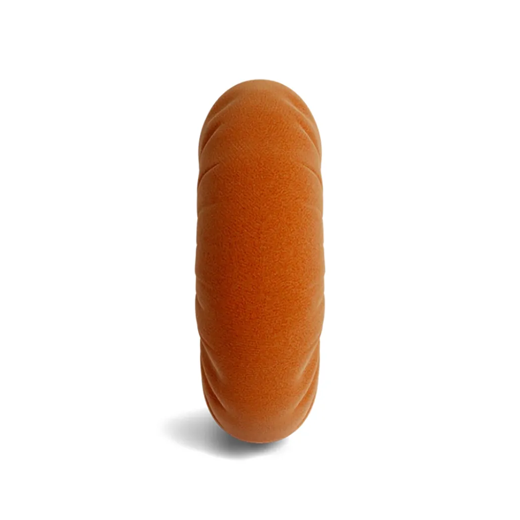 Minka Orange Round Accent Pillow