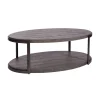 Modern View Oval Cocktail Table