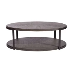 Modern View Oval Cocktail Table