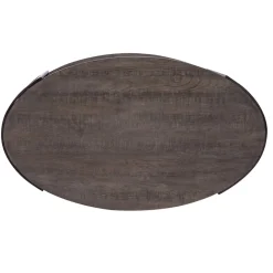 Modern View Oval Cocktail Table