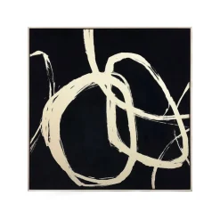 Monochrome Kinetic Swirl