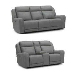 Montana Power Reclining Sofa and Loveseat