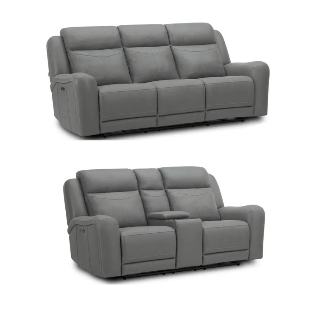 Montana Power Reclining Sofa and Loveseat