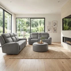 Montana Power Reclining Sofa and Loveseat