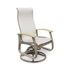 Montego Outdoor Sling Swivel Chair