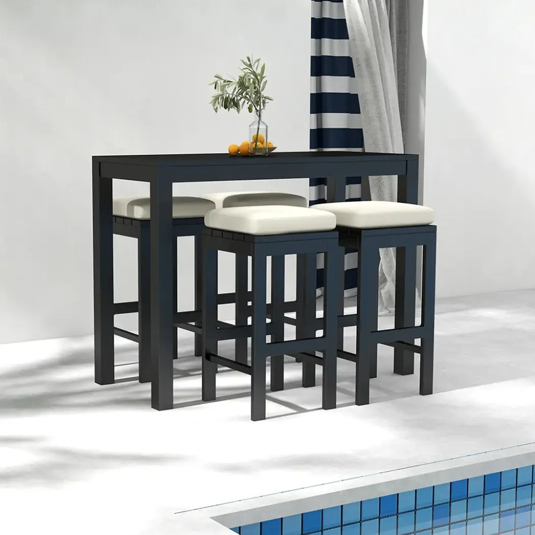 Newport Outdoor Bar Dining Set (3pc)