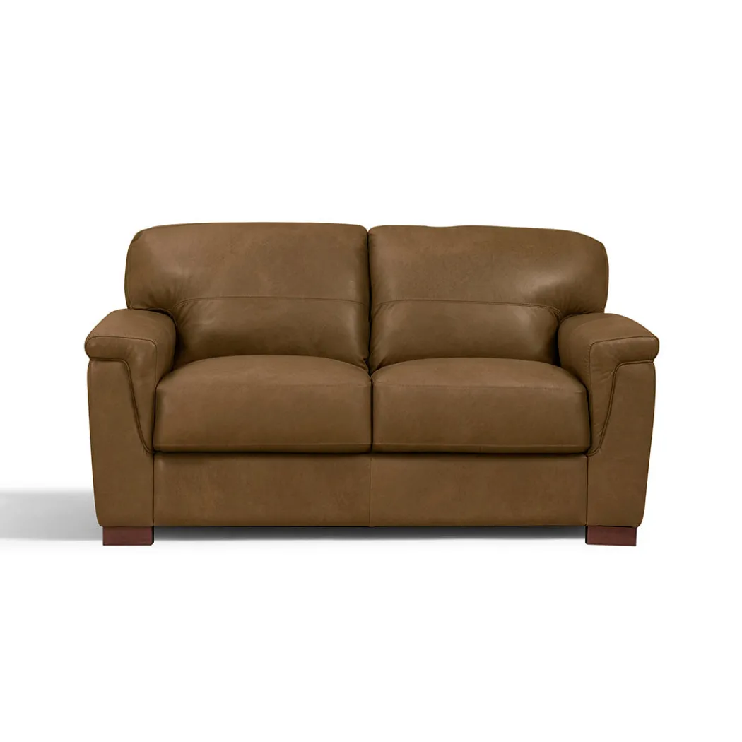 Olympia Leather Loveseat