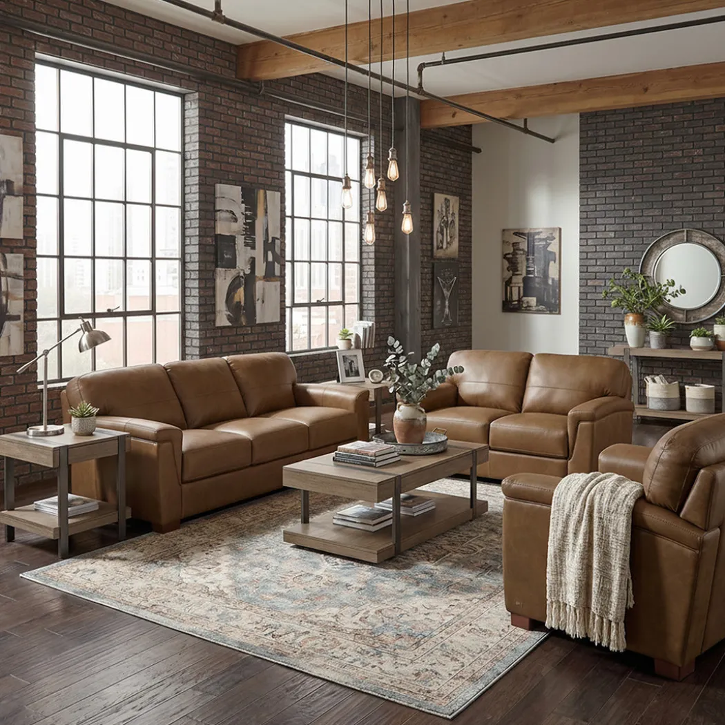Olympia Leather Sofa