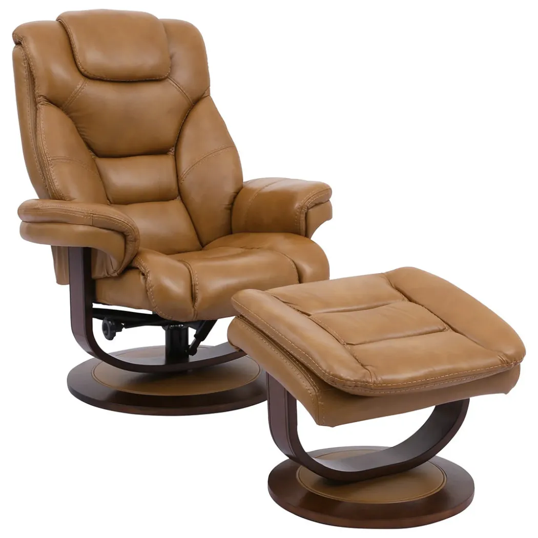 Oslo Manual Swivel Recliner with Ottoman
