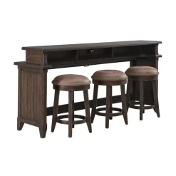 Paradise Valley Console Table with Stools (3pc)