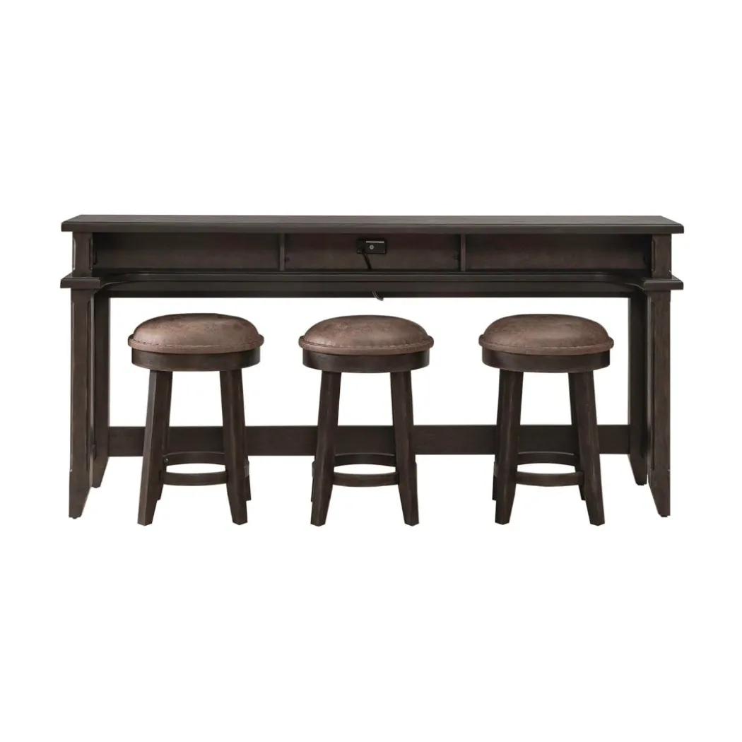 Paradise Valley Console Table with Stools (3pc)