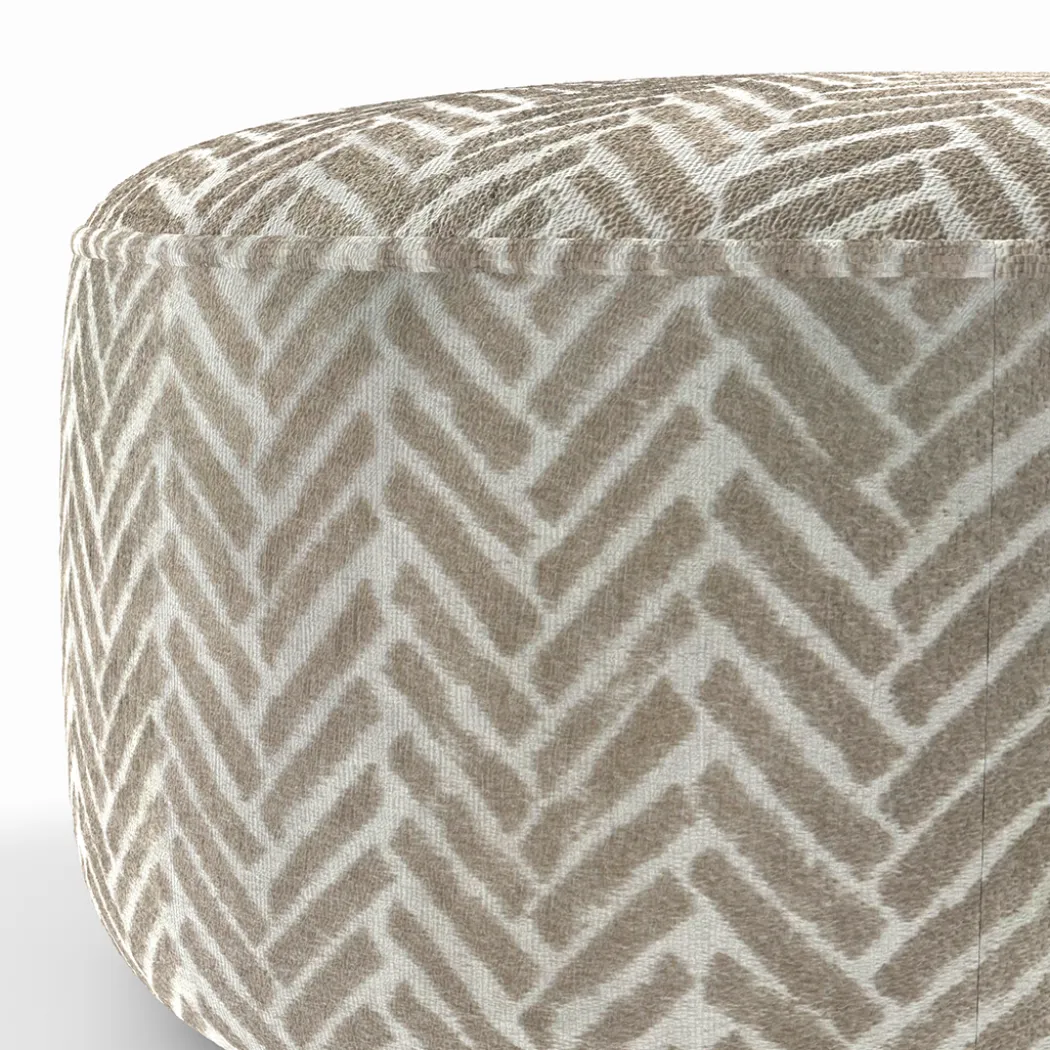 Passageway Round Cocktail Ottoman