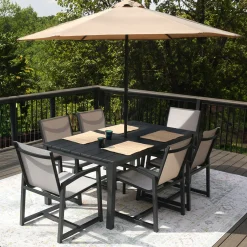 Portland Outdoor Dining Set (5pc)