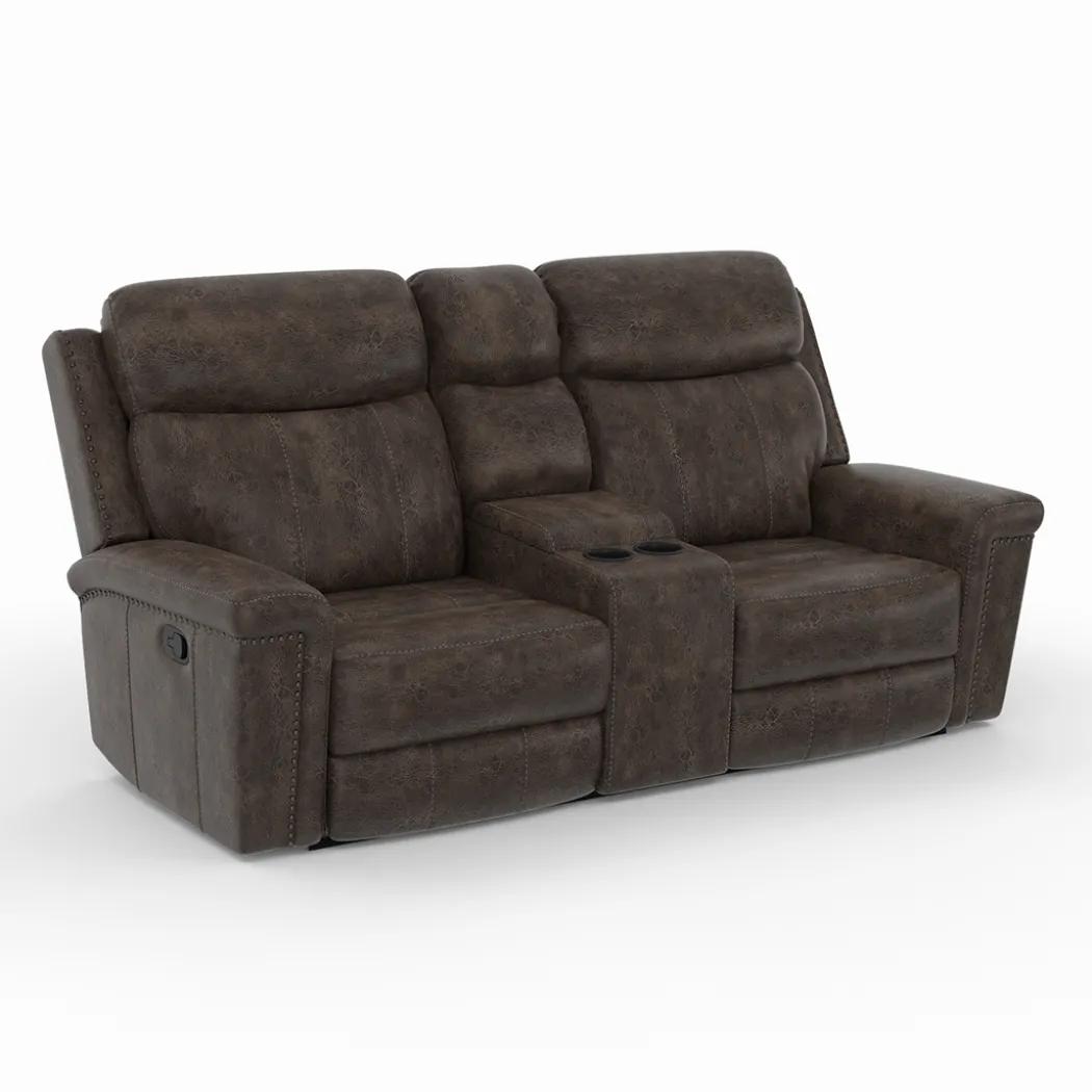 Quade Manual Reclining Loveseat with Console