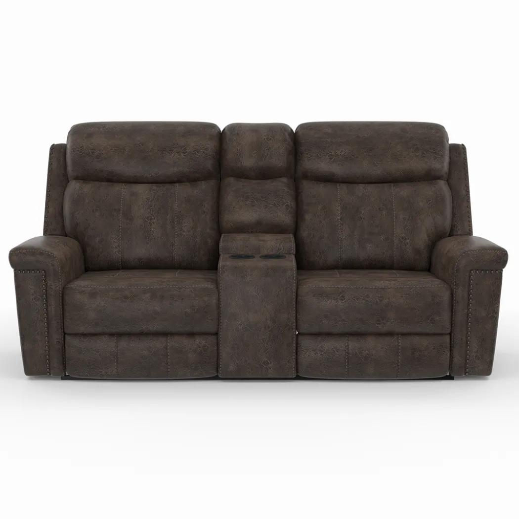 Quade Manual Reclining Loveseat with Console