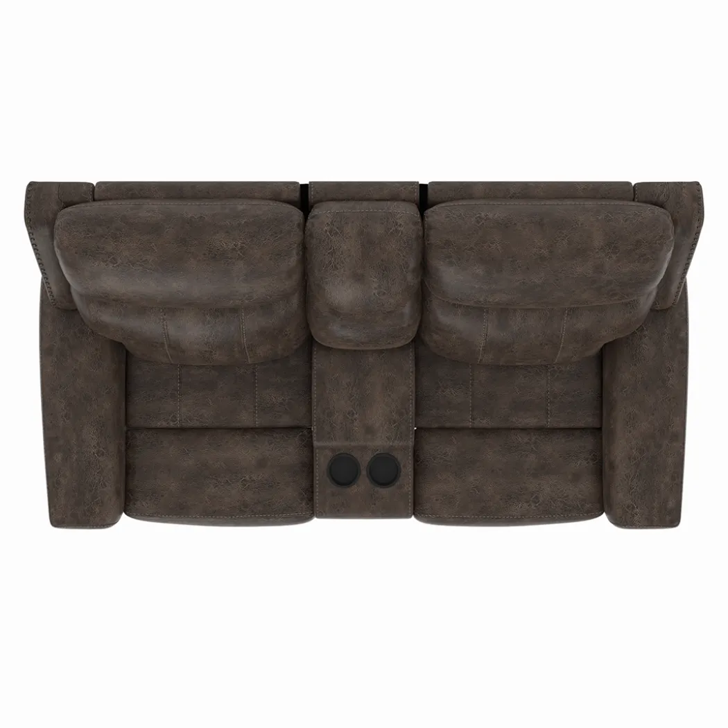 Quade Manual Reclining Loveseat with Console