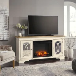 Realyn TV Stand with Fireplace