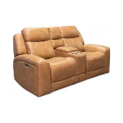 Reno Power Reclining Loveseat with Console