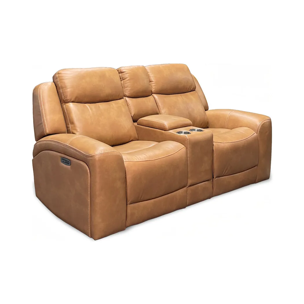 Reno Power Reclining Loveseat with Console
